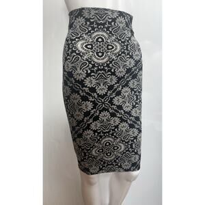 Charlotte Russe Black White Skirt Women's Size XS